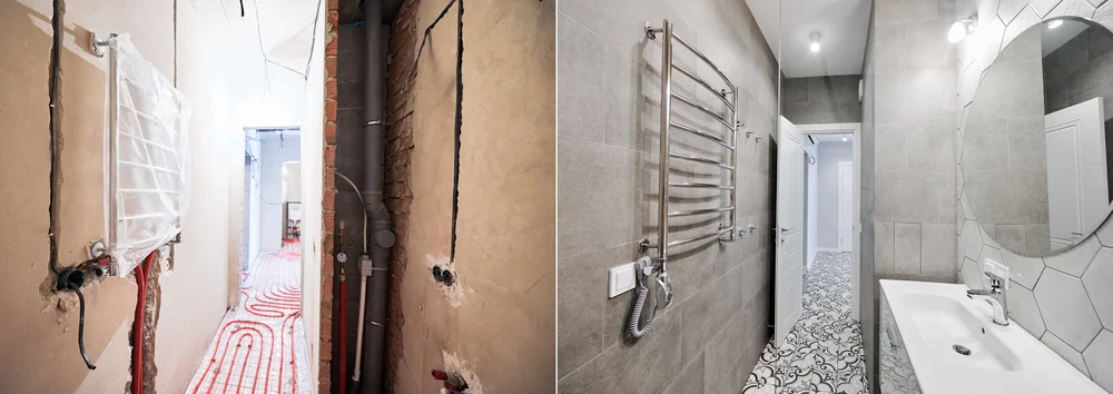 reforma de baño en Lleida antes y después
